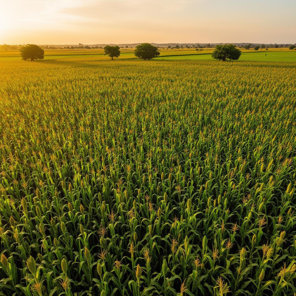 Agricultural field in Ghana